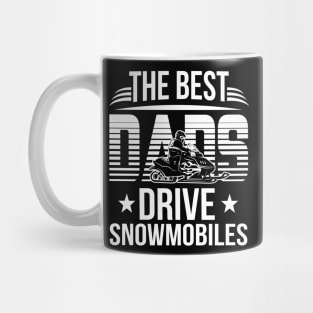 The Best Dad Drive Snowmobile Costume Gift Mug